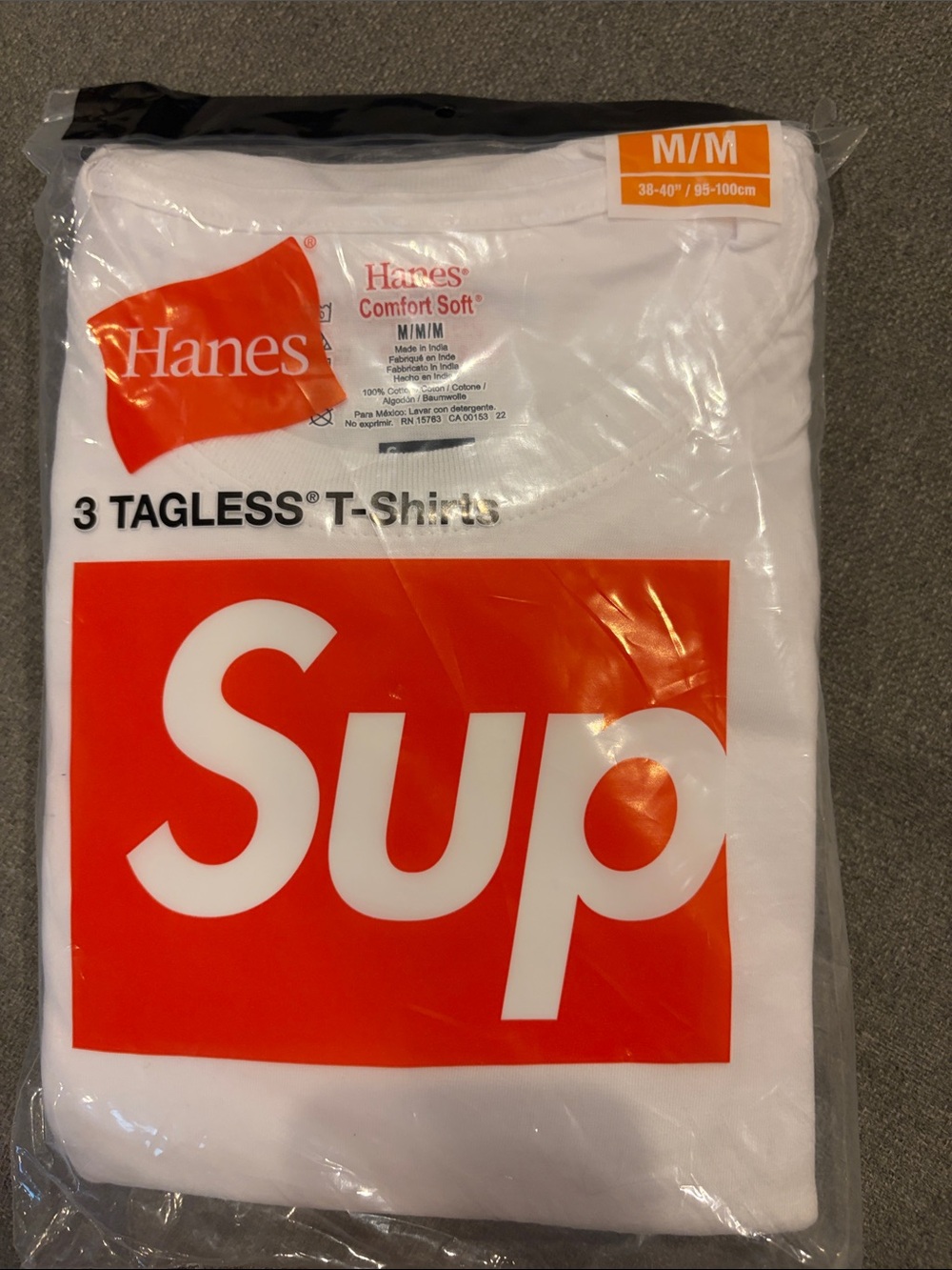 Supreme White Tee 3pack. Brand new